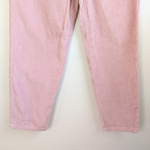 Vintage 90s Corduroy High Rise Pleated Tapered Leg Trousers/Pants - Picture 6 of 14